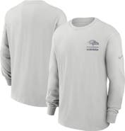 Nike Men's Nike Gray Baltimore Ravens Essential Heavy Max90 Long Sleeve T-Shirt