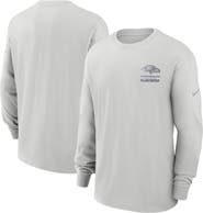 Nike Men's Nike Gray Baltimore Ravens Essential Heavy Max90 Long Sleeve T-Shirt