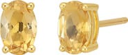 Bony Levy Stone Oval Stud Earrings