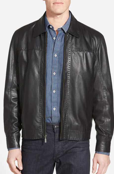 Pick Stitched Leather Jacket