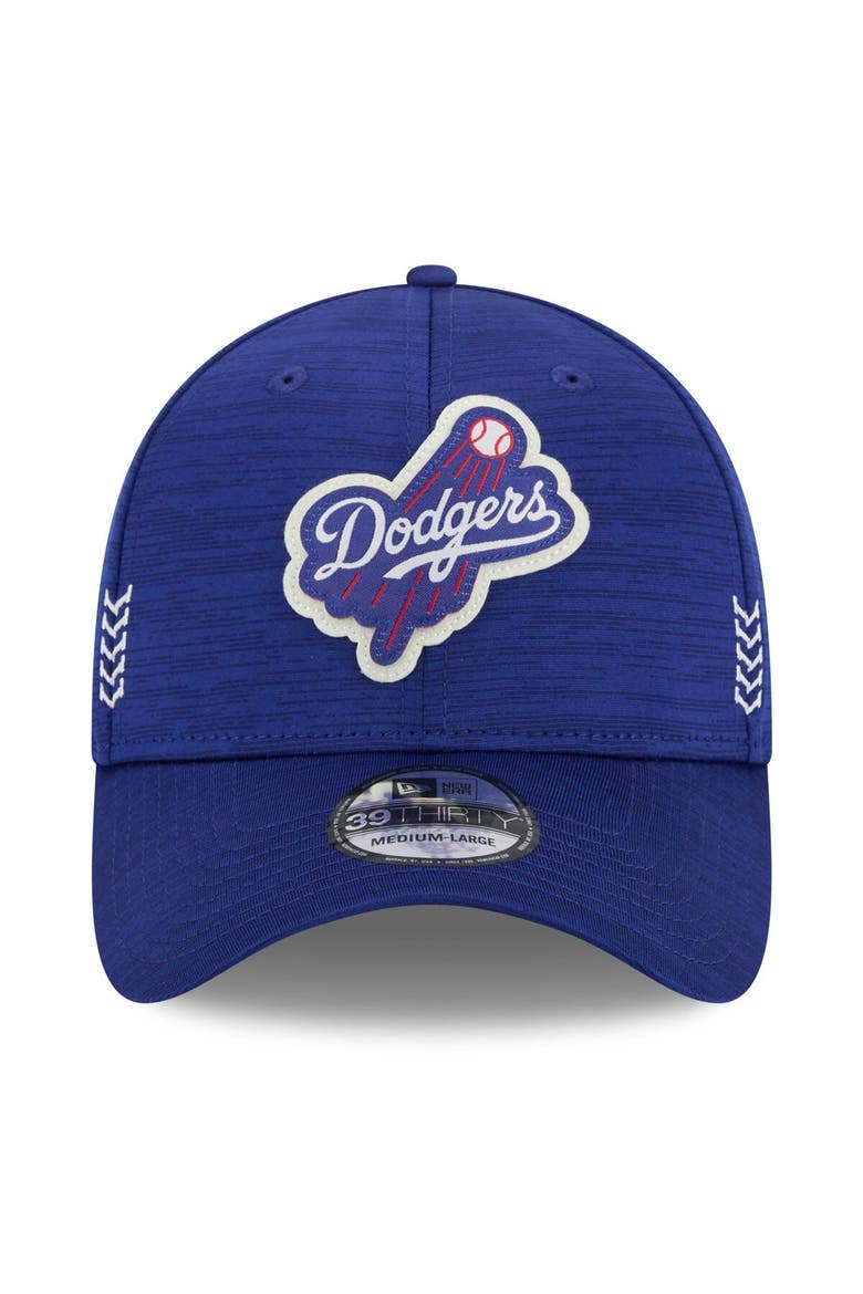Men's New Era  Royal Los Angeles Dodgers 2024 Clubhouse 39THIRTY Flex Fit Hat, Alternate, color, Royal