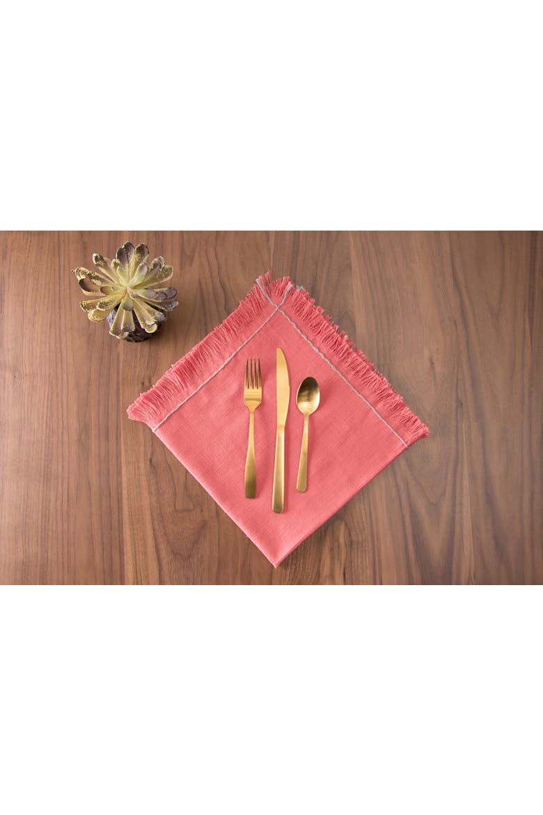 Cheryl Napkin Collection, Alternate, color, Pink
