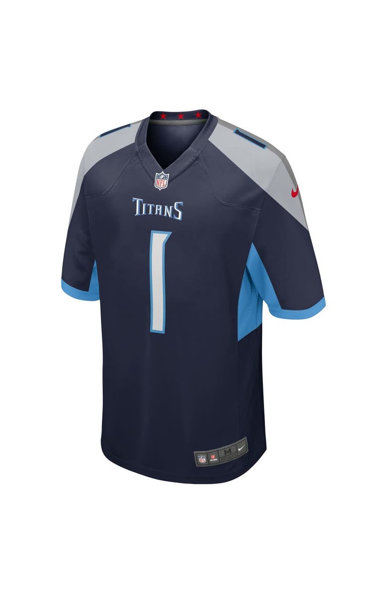 Nike Men's Nike Cameron Ward Navy Tennessee Titans 2025 NFL Draft First Round Pick Alternate Game Jersey, Alternate, color, Navy
