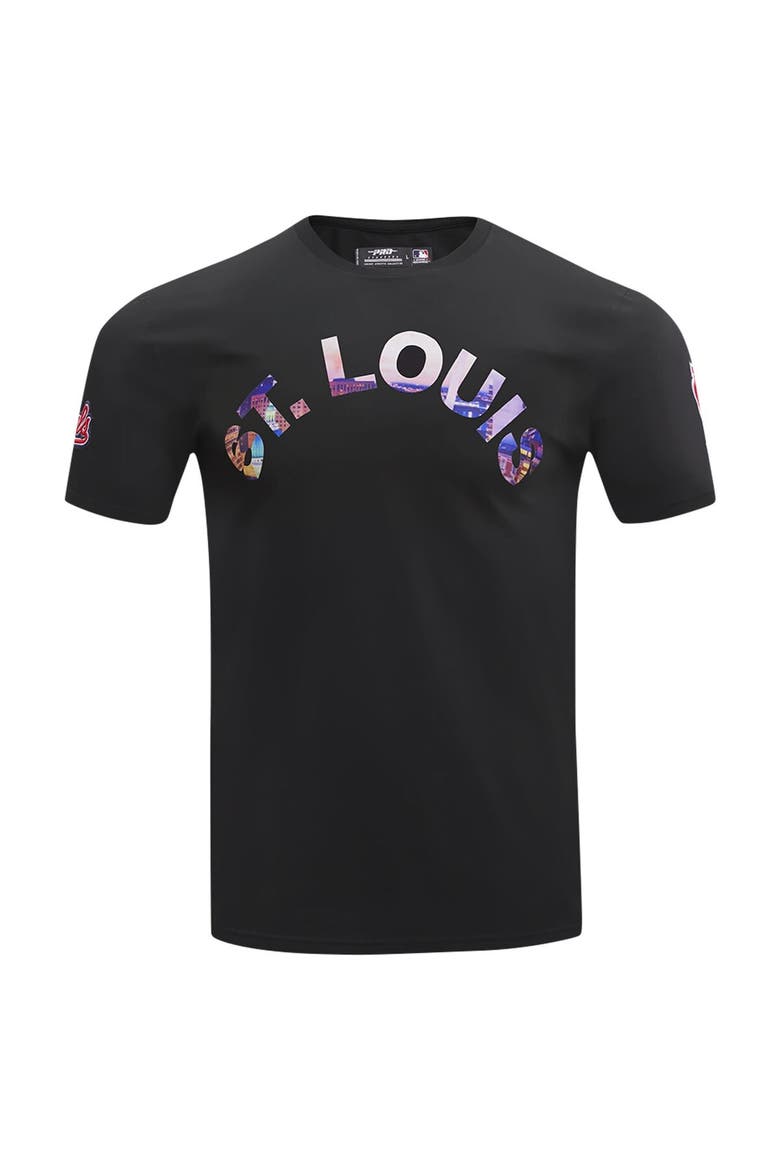 Men's Pro Standard Black St. Louis Cardinals Cityscape T-Shirt, Alternate, color, Black