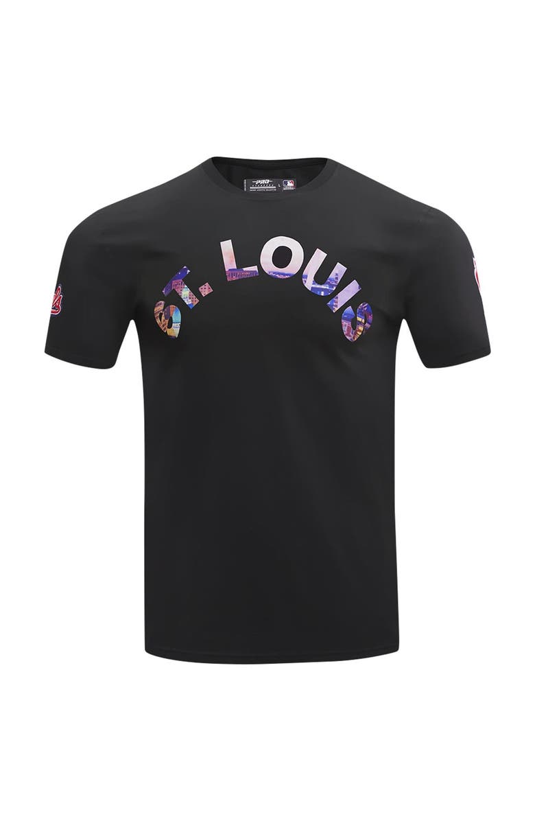PRO STANDARD Men's Pro Standard Black St. Louis Cardinals Cityscape T-Shirt, Alternate, color, Black
