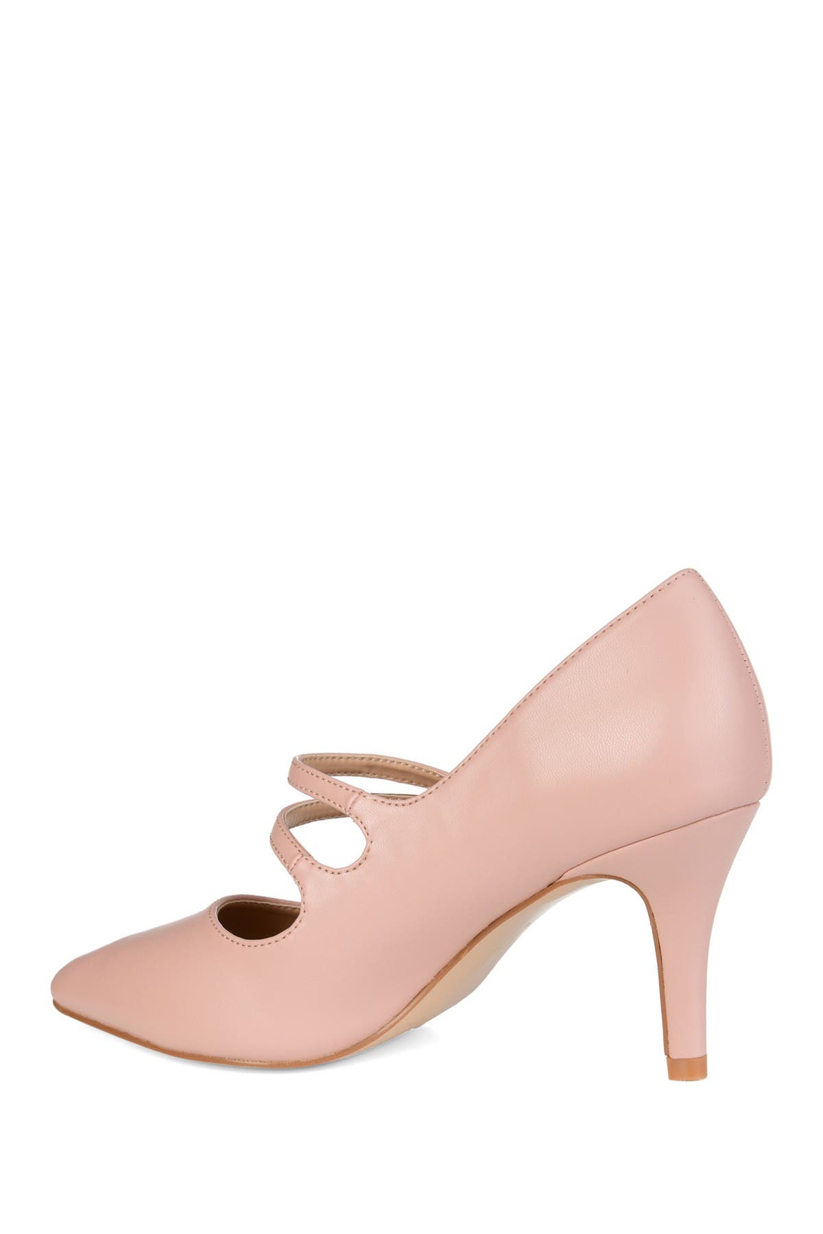 JOURNEE Sidney Pointed Mary Jane Pump, Alternate, color, BLUSH