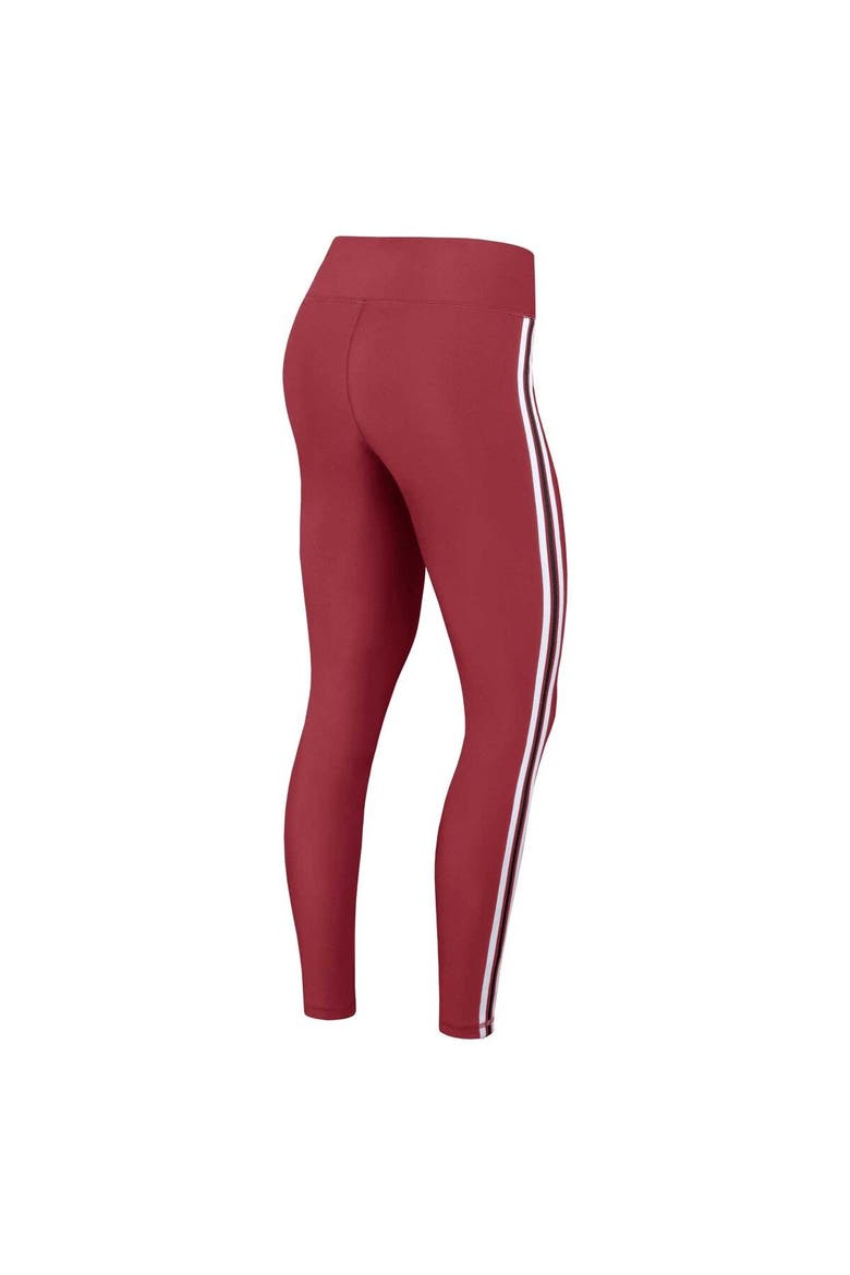 Women's WEAR by Erin Andrews Scarlet San Francisco 49ers Color Block Leggings, Alternate, color, Scarlet