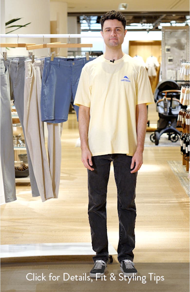 Summertime Snooze Cotton Graphic T-Shirt, sales video thumbnail