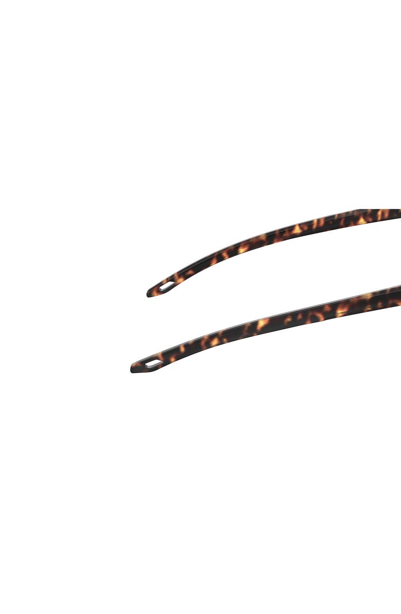 Under Armour 55mm Square Sunglasses, Alternate, color, Havana Brown