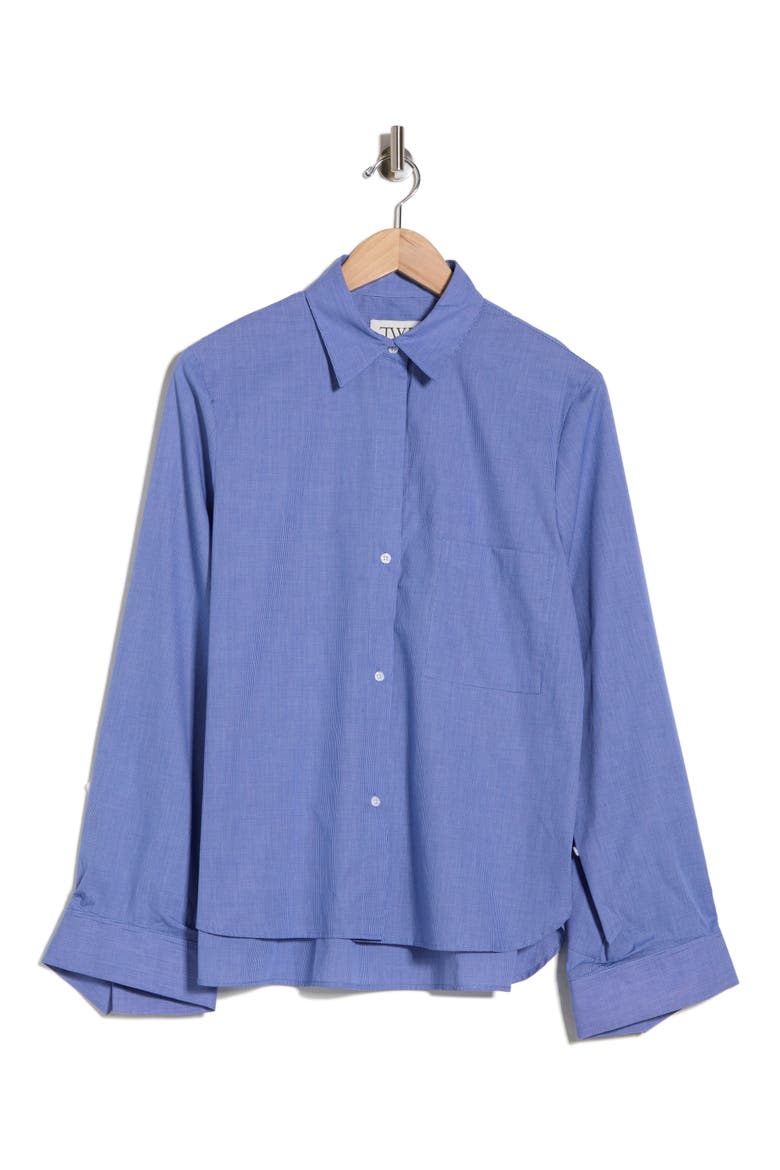 Next Morning Shirt, Alternate, color, WHITE/ NAVY
