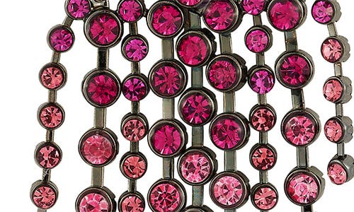 Sphera Milano Crystal Fringe Drop Earrings