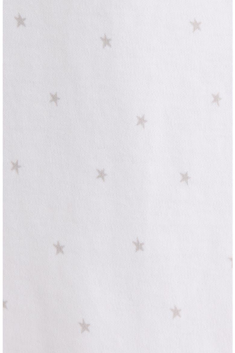 Luxe Star Print Pima Cotton Maternity Nightgown, Alternate, color, GREY STARS
