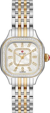 MICHELE Meggie Diamond Dial Bracelet Watch, 29mm