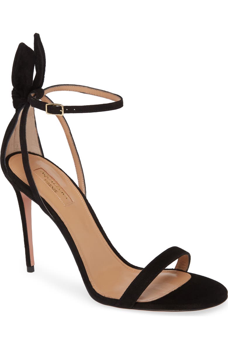 Aquazzura Bow Tie Stiletto Sandal, Main, color,