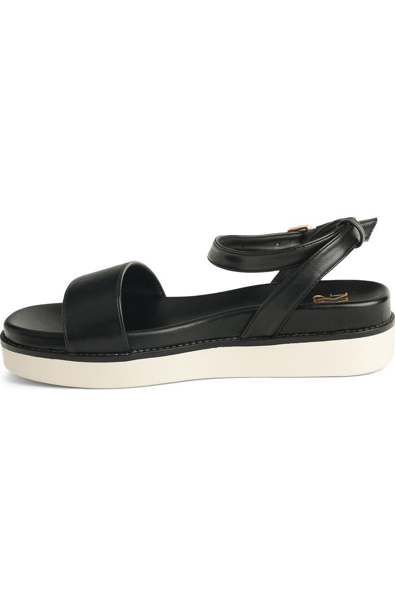 NEW YORK AND COMPANY Charli Ankle Strap Platform Sandal, Alternate, color, Black