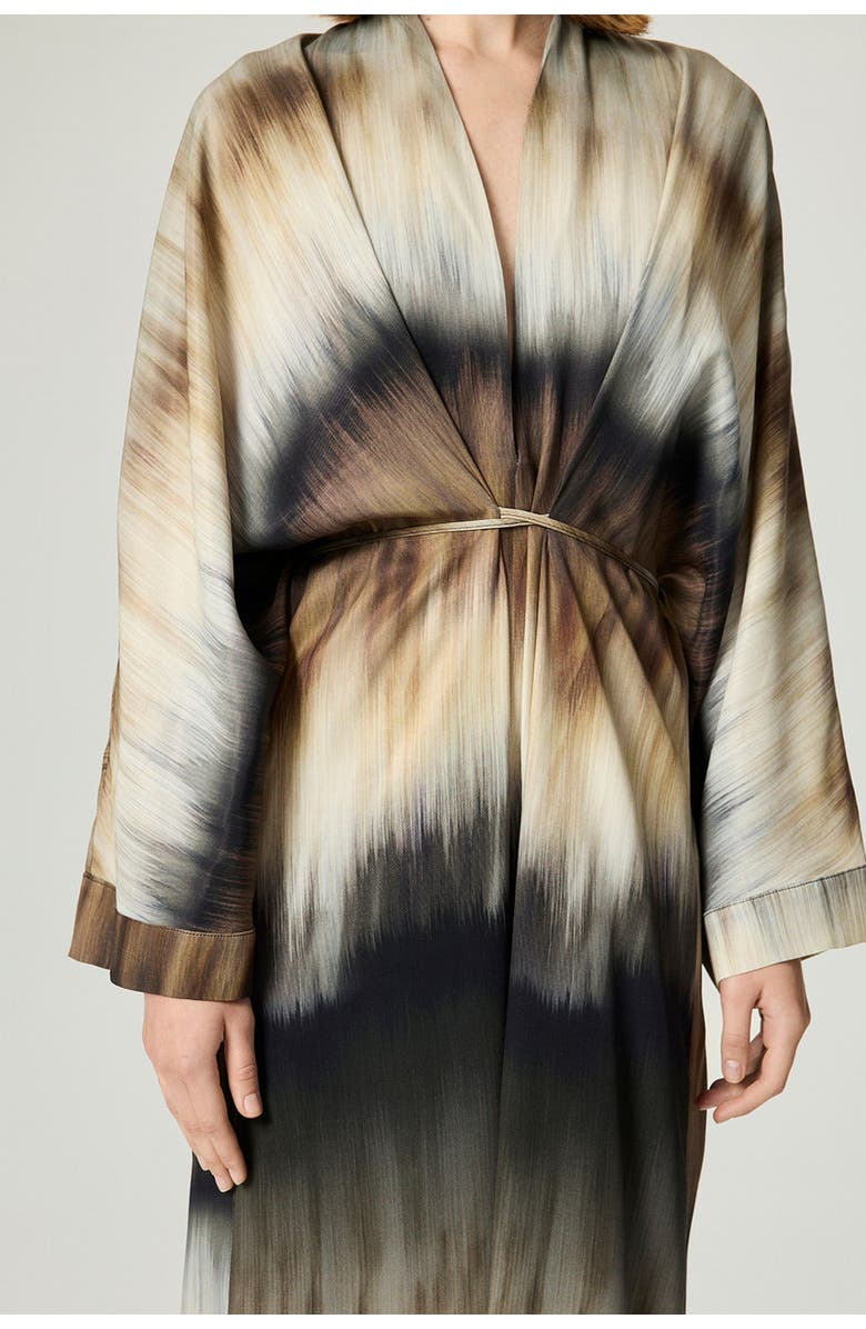 Nocturne Tie-Dye Patterned Maxi Dress, Alternate, color, Multi-Colored