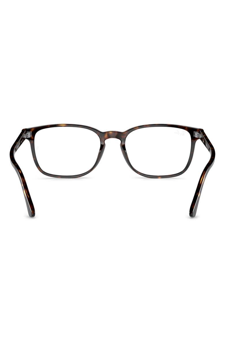 Ray-Ban 56mm Pillow Optical Glasses, Alternate, color, Havana