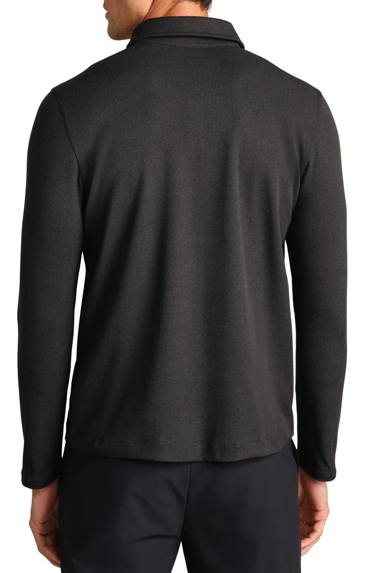 WFH Rib Midweight Polo, Alternate, color, BLACK