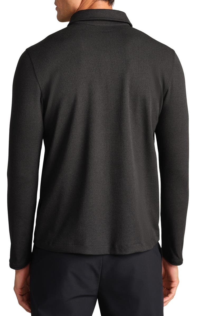 Rhone WFH Rib Midweight Polo, Alternate, color, Black