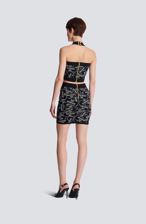 Balmain Top With Metal Open Back Slider