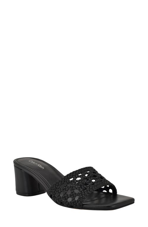 Calvin Klein Brianny Sandal In Black