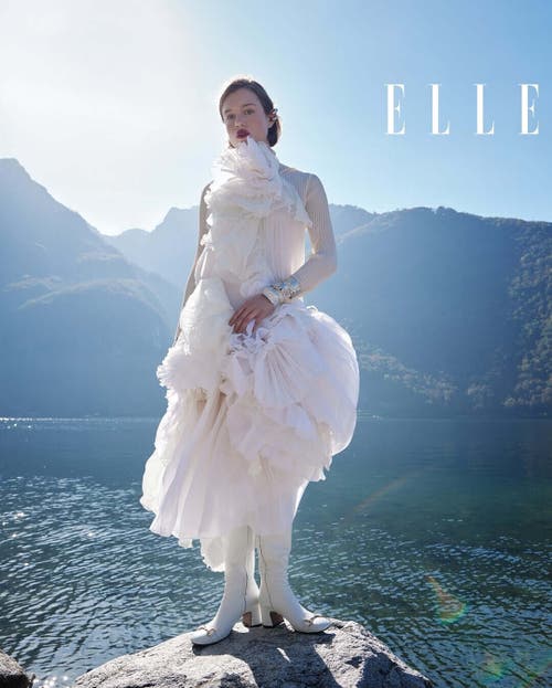 Madison Maison Tall Lock Boot In White