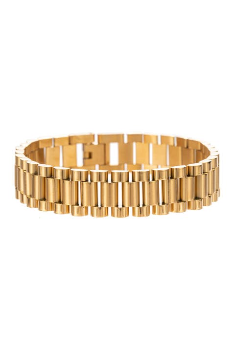 Levi Titanium Chain Link Bracelet