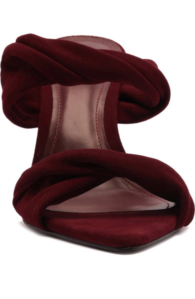 Schutz Meline Pointed Toe Slide Sandal, Alternate, color, Vino