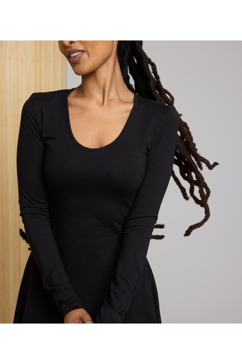 Cecelia Dress, Alternate, color, Black
