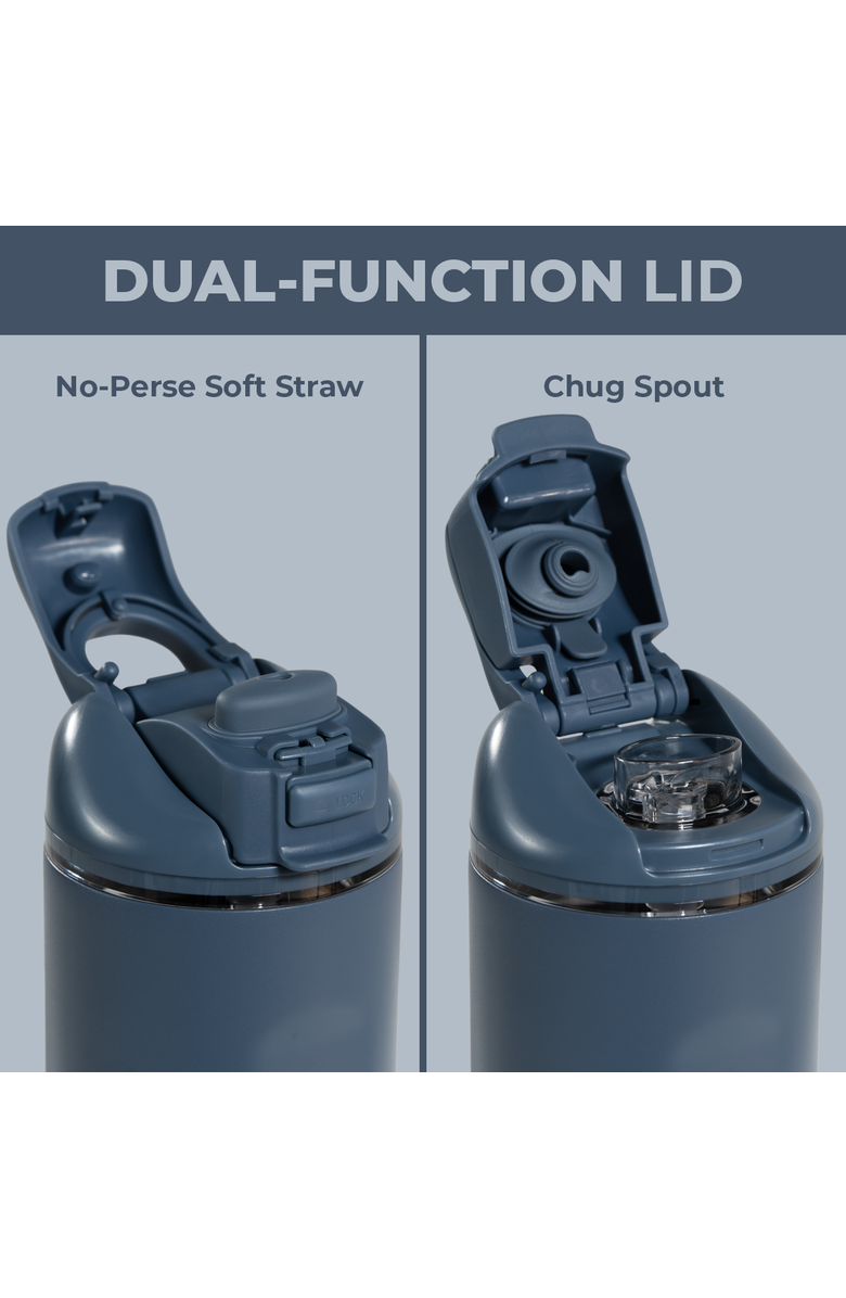 HydroJug Ease2o Kids 14oz Insulated Stainless Steel Water Bottle With Dual Lid, Alternate, color, Cascade