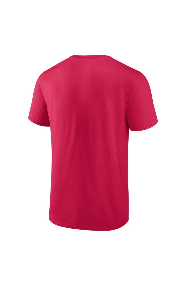 FANATICS Men's Fanatics Branded Red St. Louis City SC Stacked Slant T-Shirt, Alternate, color, 