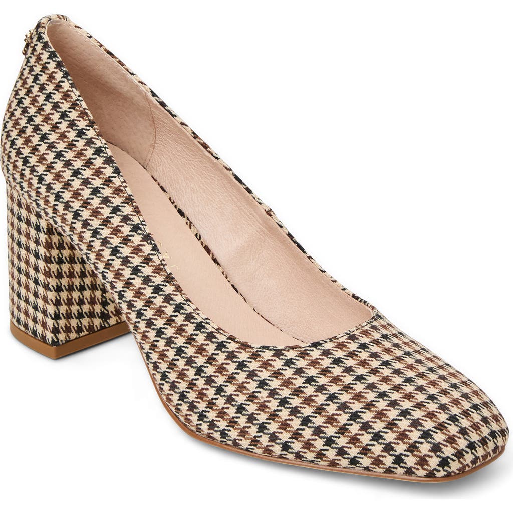 Jack Rogers Lenora Houndstooth Pump In Brown Multi