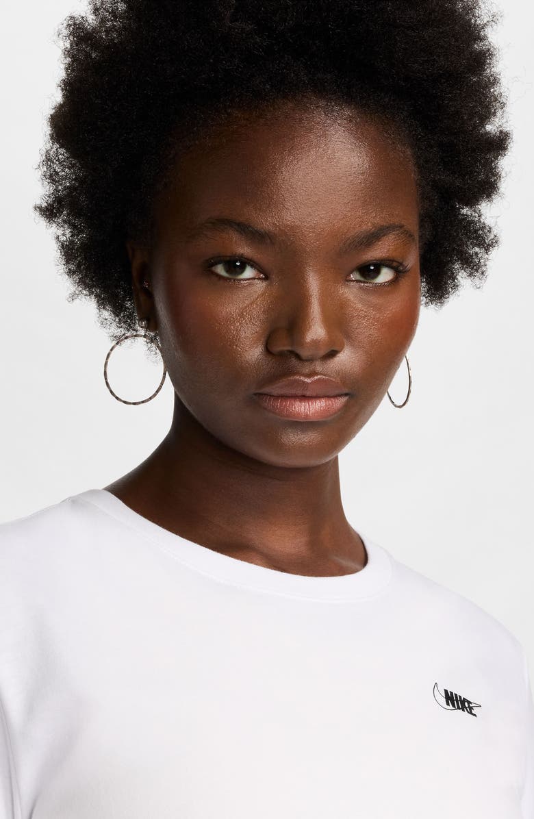 Nike Sportswear Club Cotton T-Shirt, Alternate, color, White