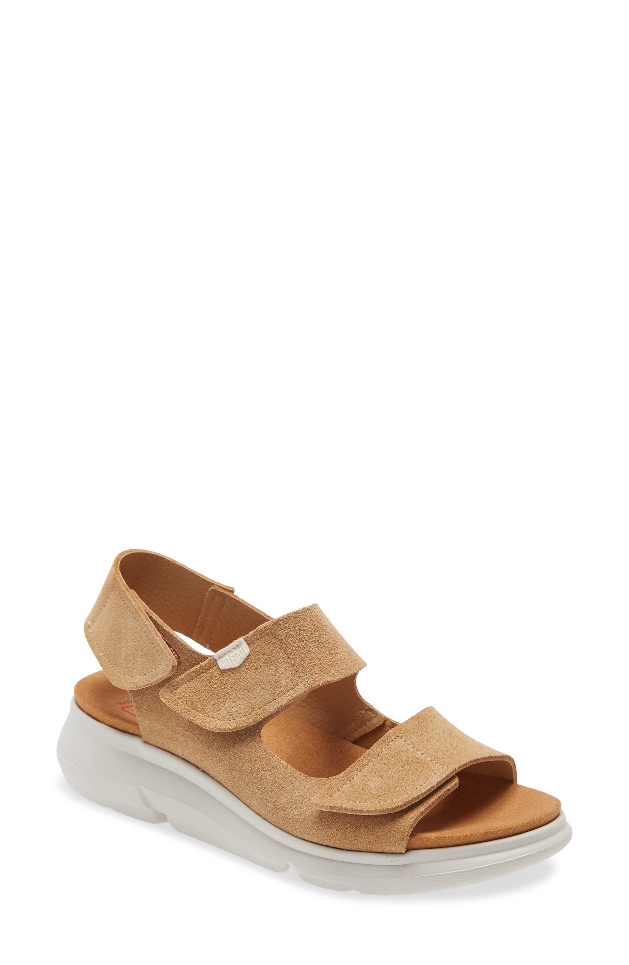 On Foot Wedge Sandal, Main, color, 