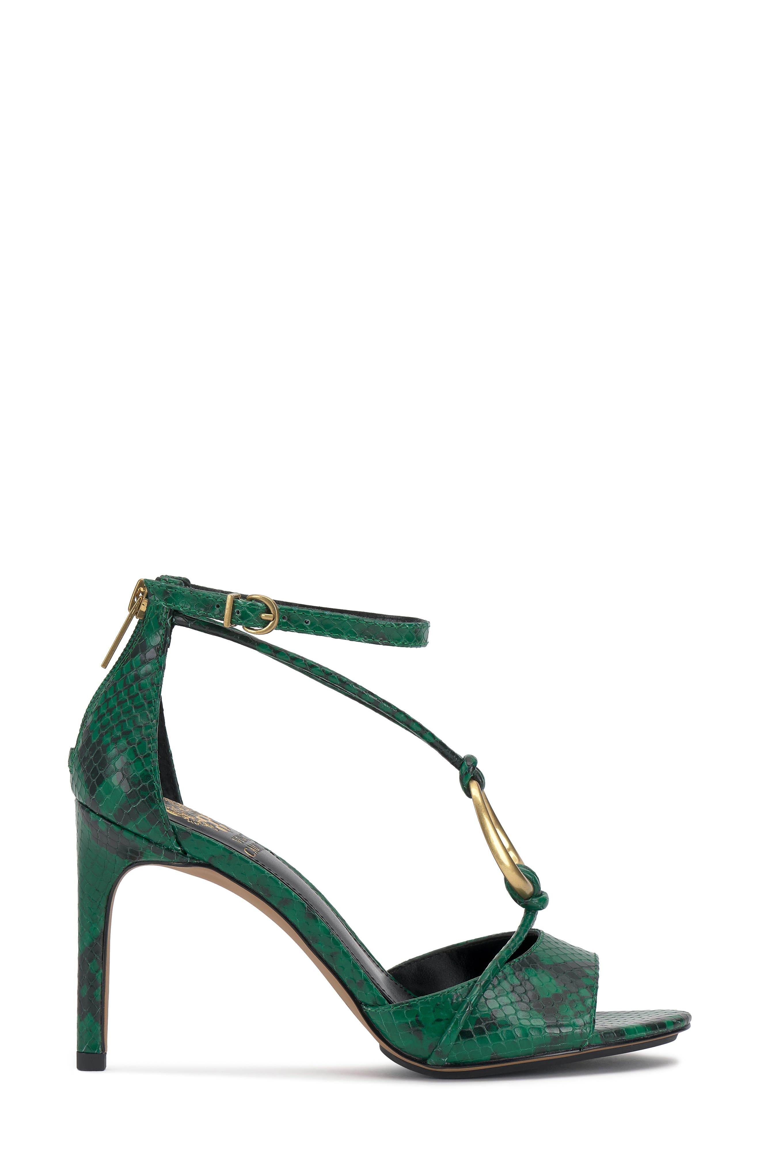 Vince Camuto Alinna Ankle Strap Sandal, Alternate, color, Emerald Green