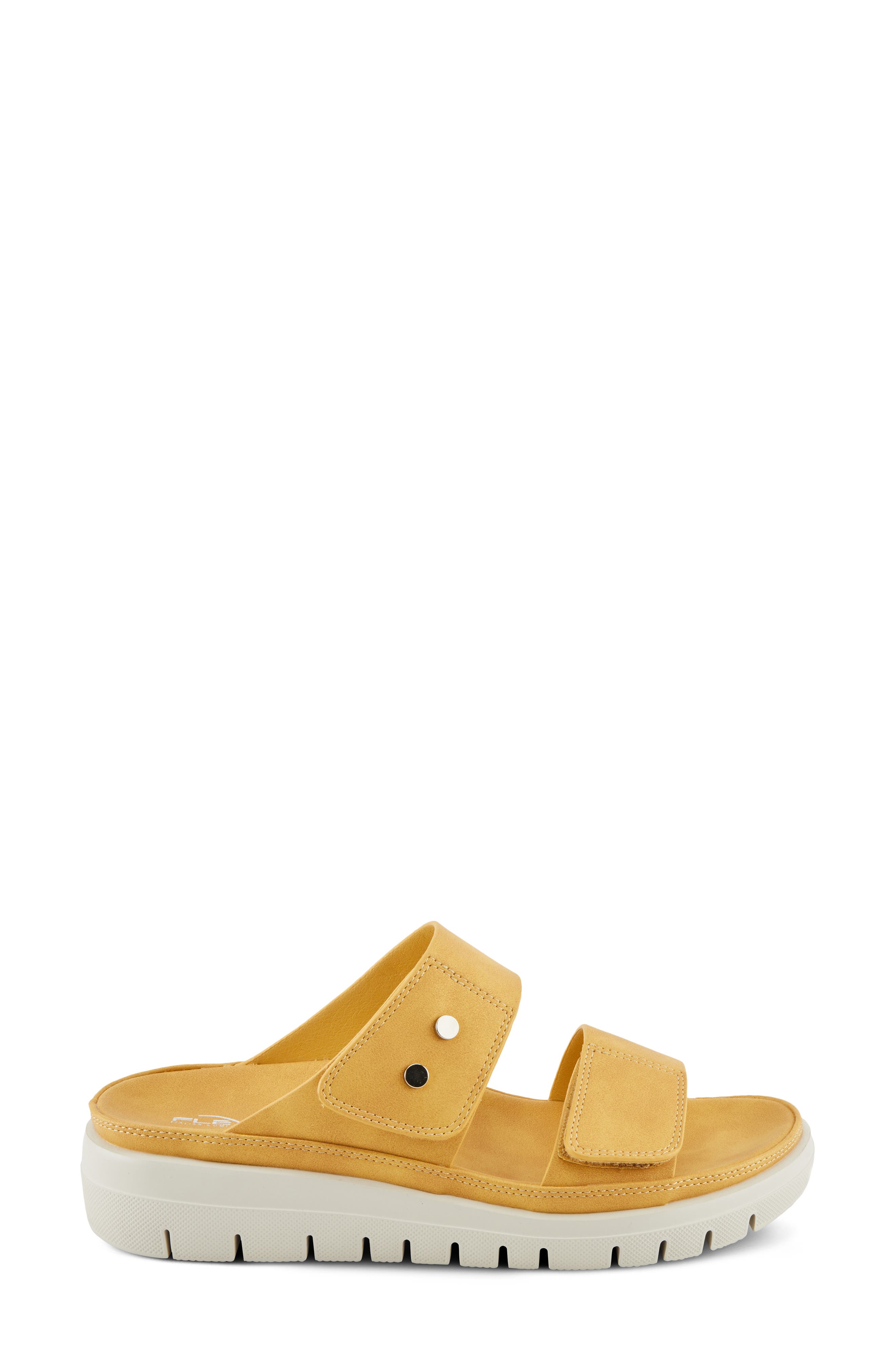 Flexus by Spring Step Buttony Platform Wedge Slide Sandal, Alternate, color, 