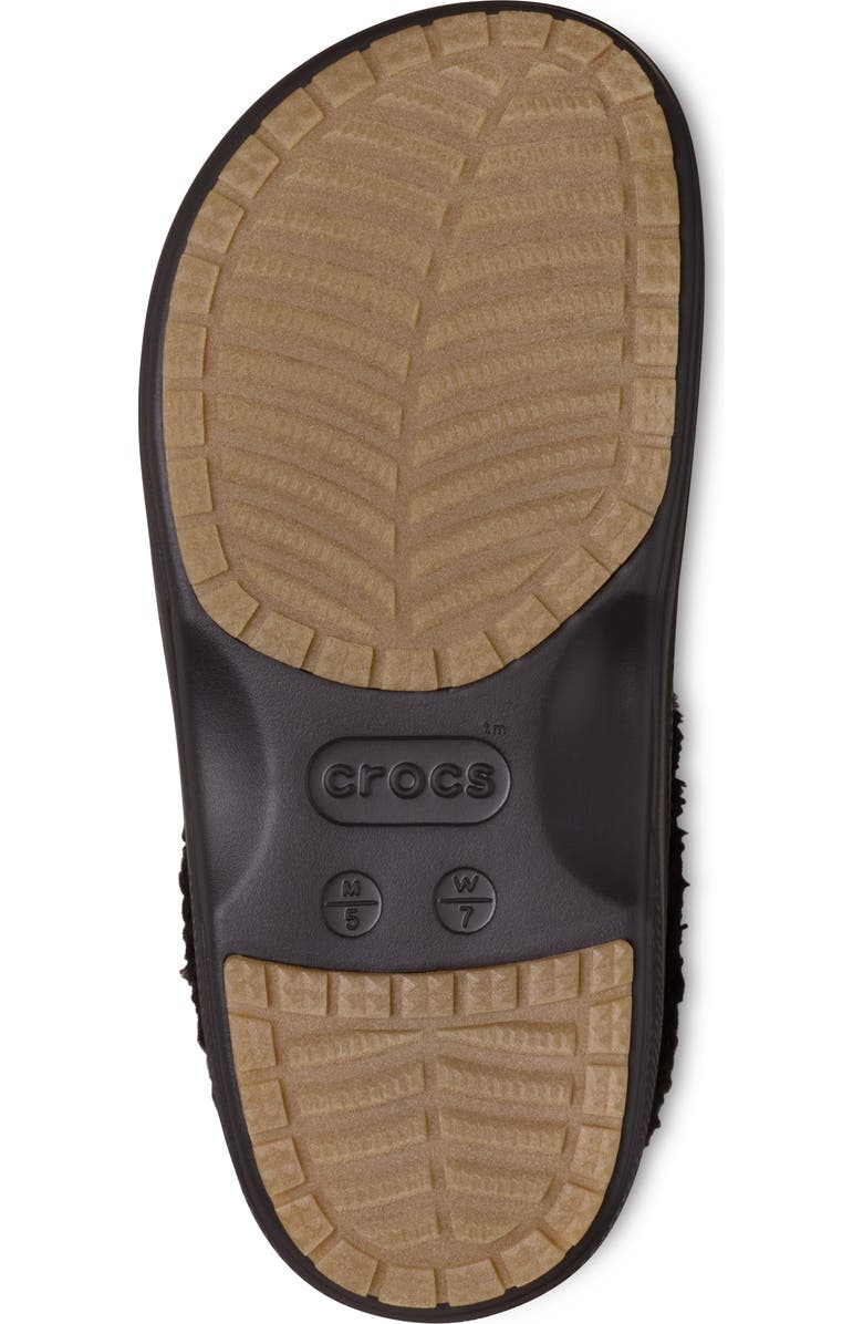 CROCS Classic Fleece Lined Shorty Clog, Alternate, color, Black