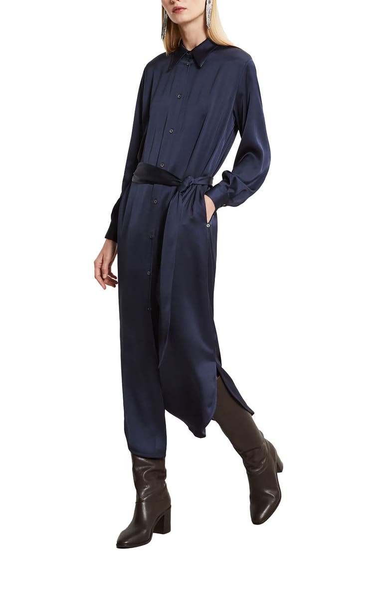 ottod'Ame Viscose Long Chemisier, Main, color, Blue