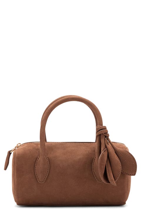 Leather Top Handle Bag