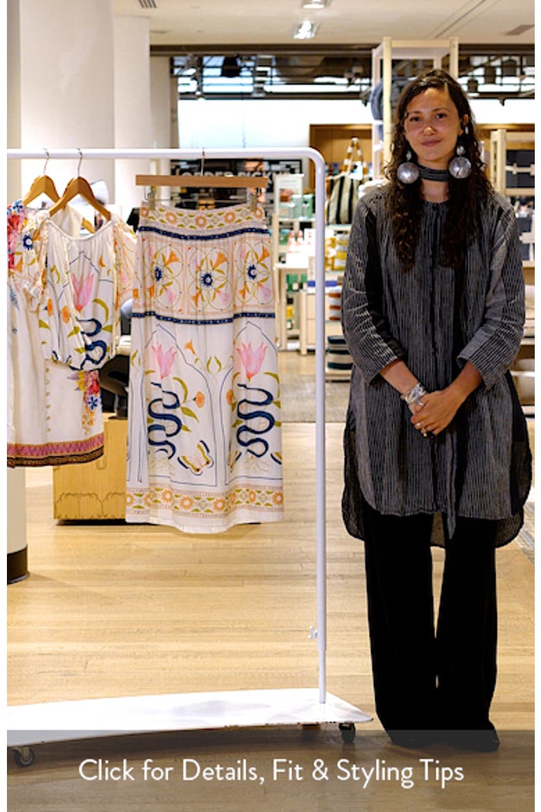 Elliott Print Midi Skirt video