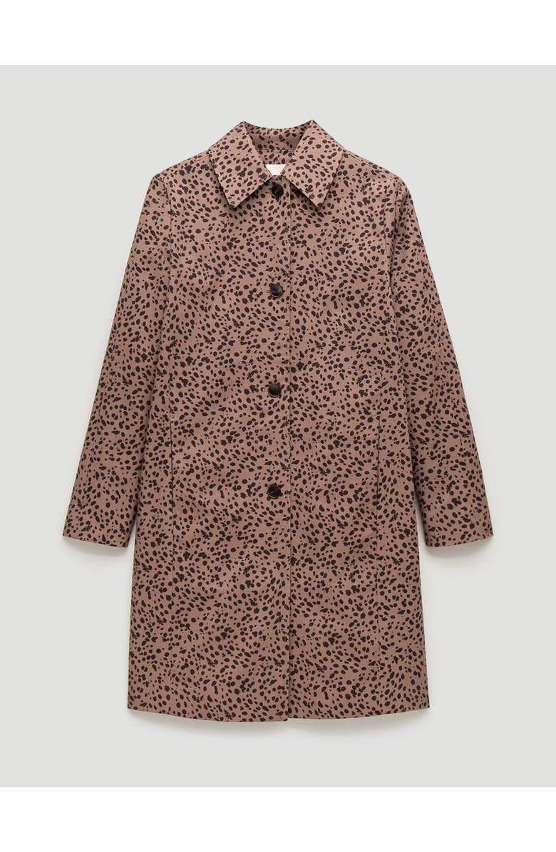 Hush Carter Cotton Car Coat, Alternate, color, Fawn Print Brown