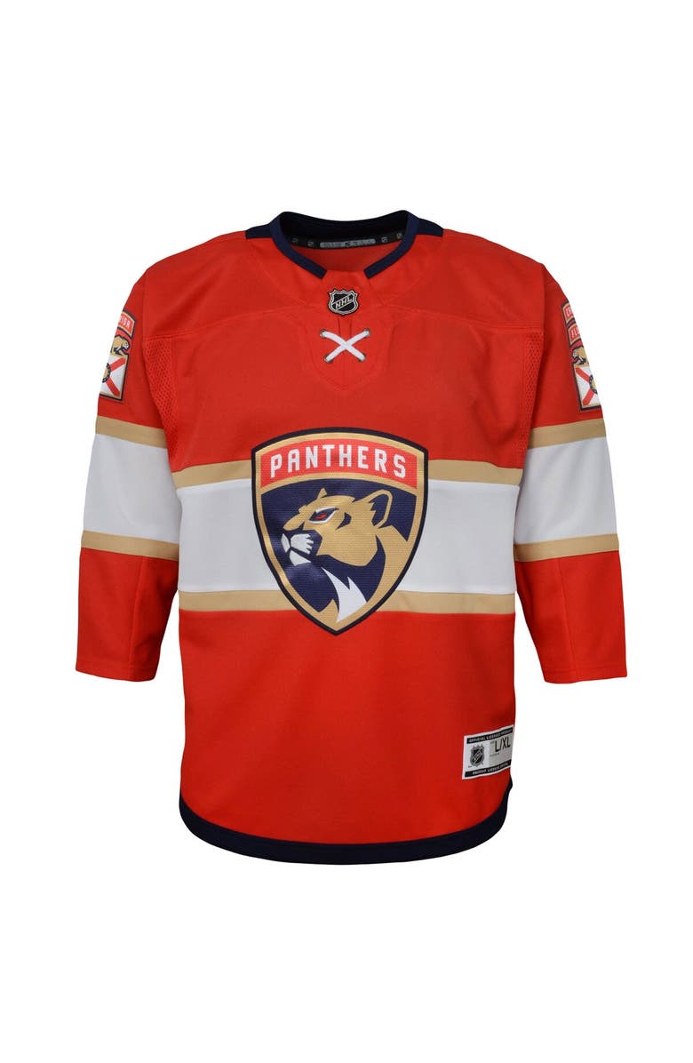 Outerstuff Preschool Matthew Tkachuk Red Florida Panthers Replica Player Jersey, Alternate, color, 