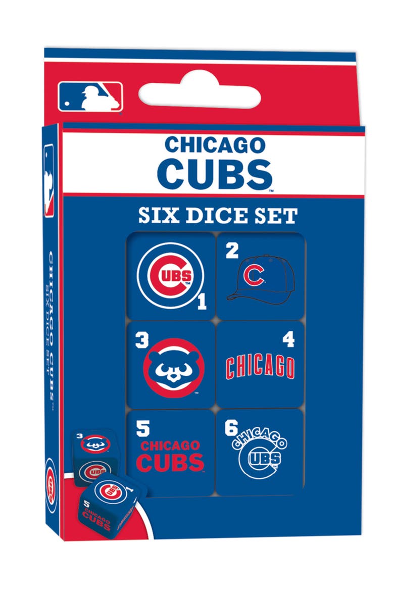 Chicago Cubs Dice Set - 19mm, Main, color, Multicolor
