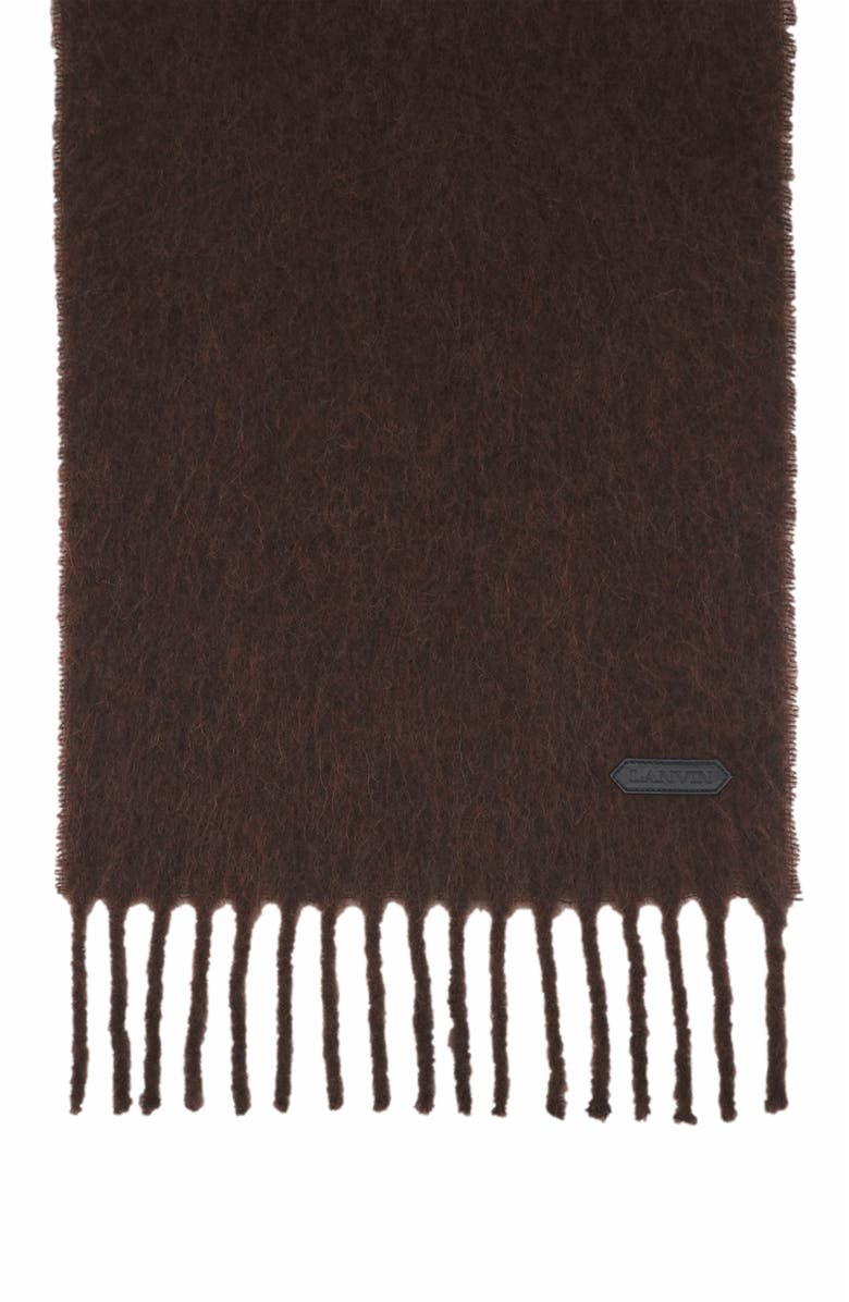 Lanvin fringed Scarf in wool, Alternate, color, 