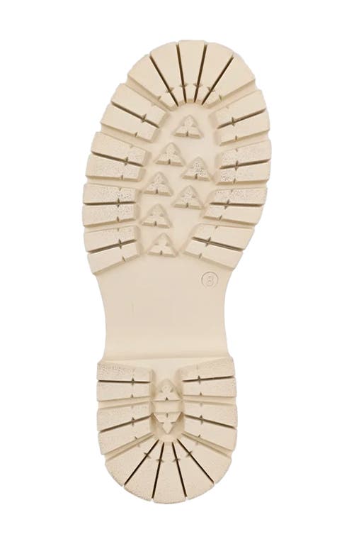 Shushop Tulip Faux Shearling Lined Lug Sole Mule In Neutral