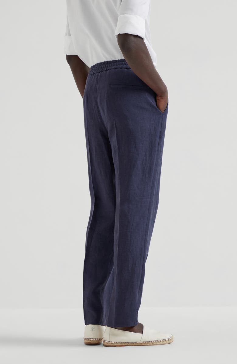 Brunello Cucinelli Leisure fit trousers with double pleats, Alternate, color, 