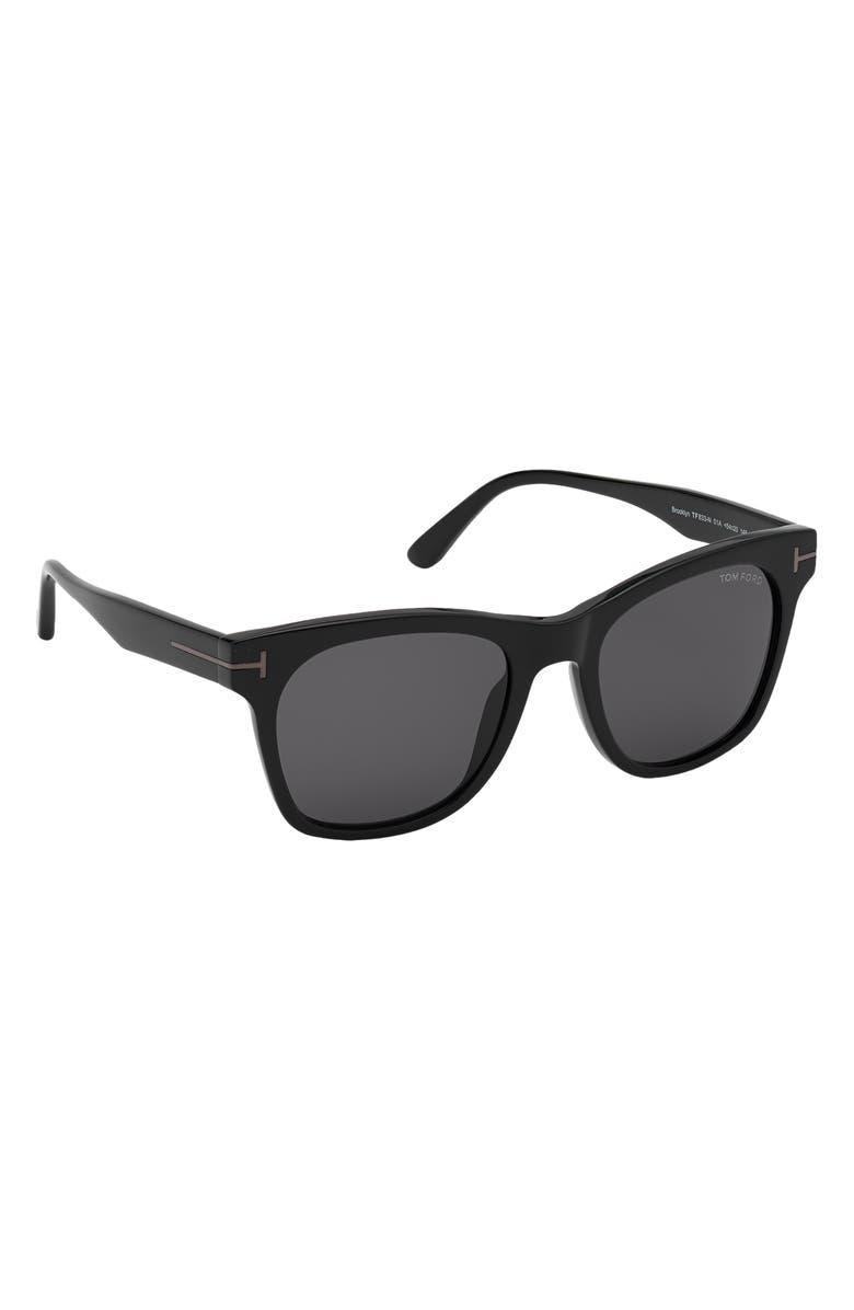 TOM FORD Brooklyn 54mm Square Sunglasses, Alternate, color,