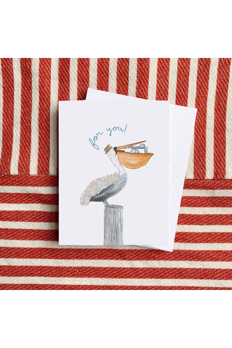 Birthday Greeting Card Pack (3ct) "For You Pelican", Alternate, color, Multi-Pack