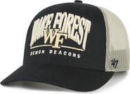 '47 Men's '47 Black Wake Forest Demon Deacons Arid Adjustable Trucker Hat