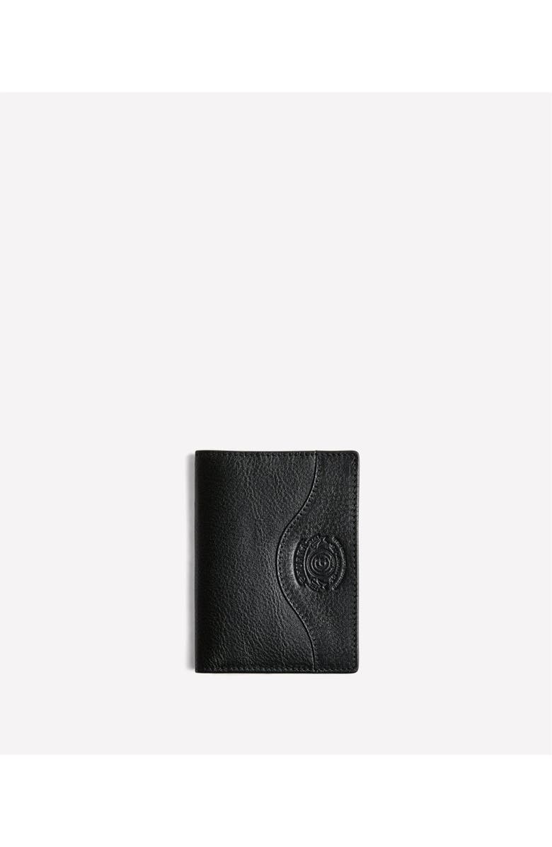 Ghurka Vertical Card Case No. 396, Main, color, Vintage Black Leather